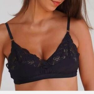 We are HAH Ladies Lounge Bralette Noir